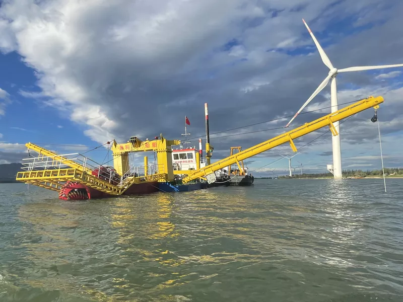 DK650 カッターサクション浚渫船